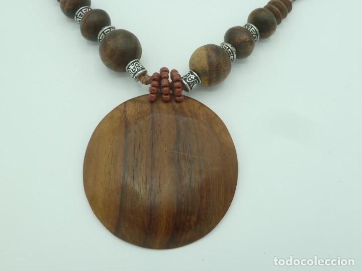 Artesan&iacute;a: Collar de madera ... - Foto 3