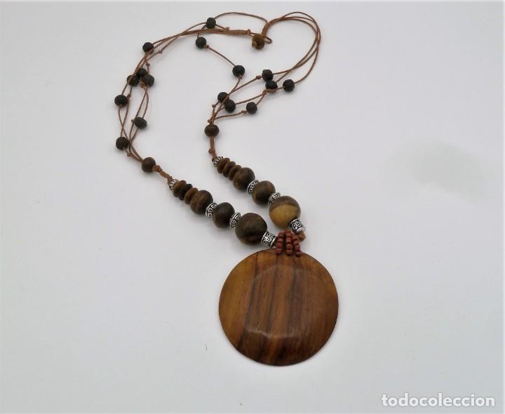 Artesan&iacute;a: Collar de madera ... - Foto 1