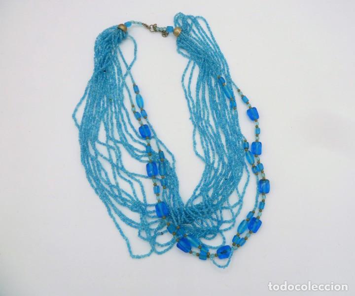 Artesan&iacute;a: Collar de cuentas color turquesa - Foto 1