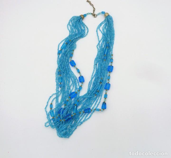 Artesan&iacute;a: Collar de cuentas color turquesa - Foto 2