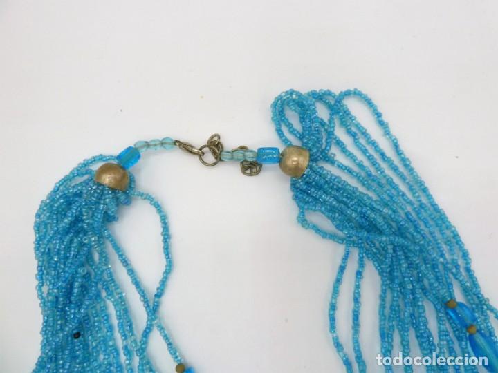 Artesan&iacute;a: Collar de cuentas color turquesa - Foto 3