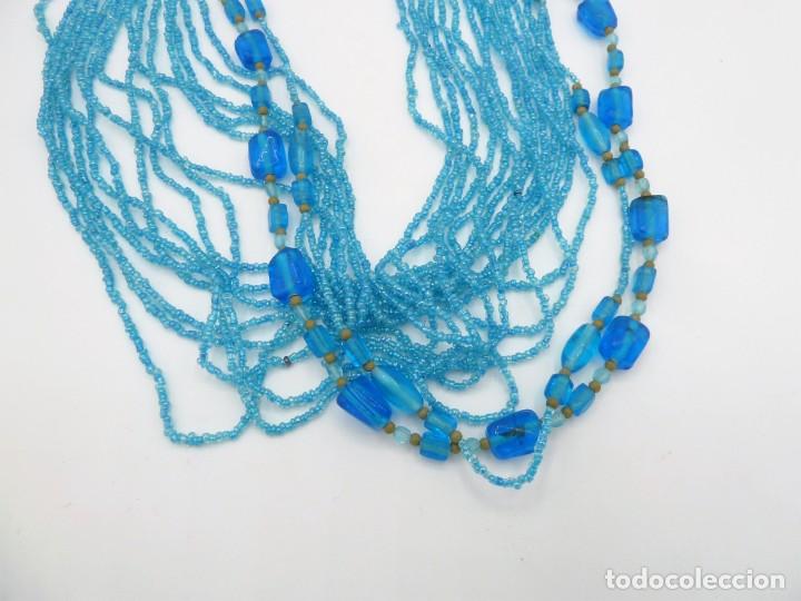 Artesan&iacute;a: Collar de cuentas color turquesa - Foto 4