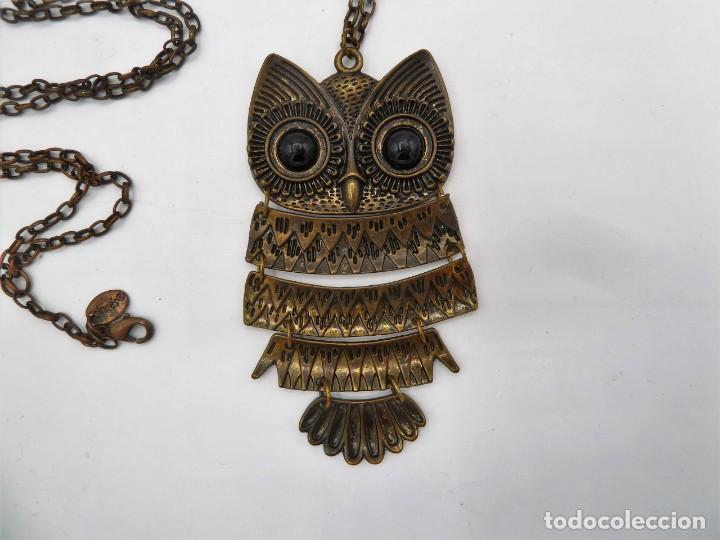 Artesan&iacute;a: Collar largo buho metal - Foto 1