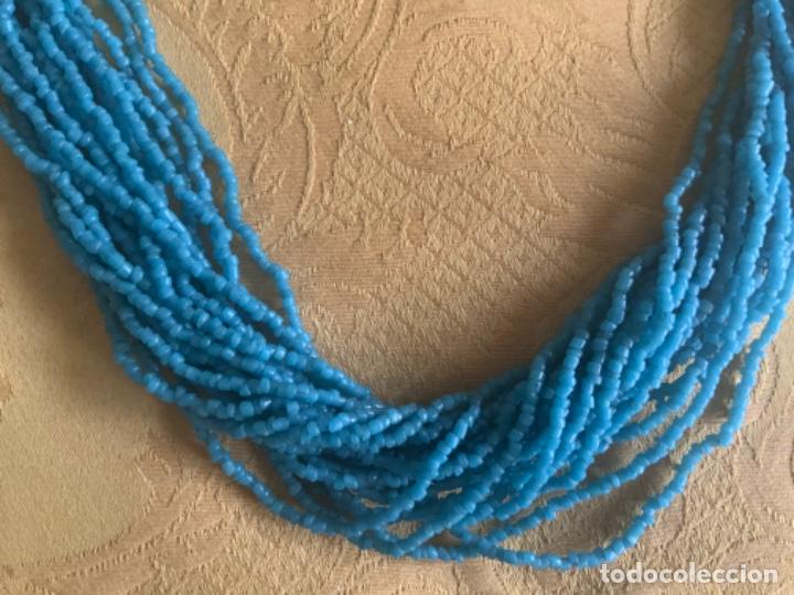 Artesan&iacute;a: COLLAR ETNICO ABALORIOS TURQUESAS - Foto 2