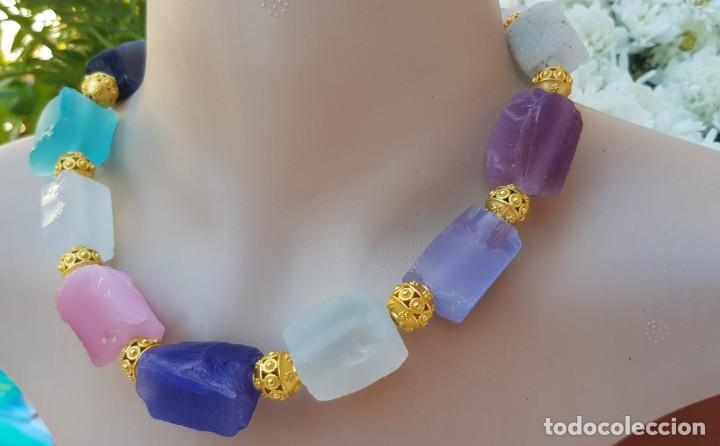 Artesan&iacute;a: Collar ojo de gato en crudo - Foto 6