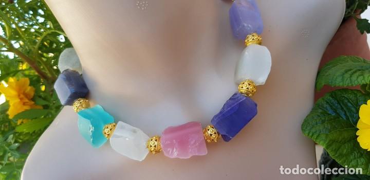 Artesan&iacute;a: Collar ojo de gato en crudo - Foto 7