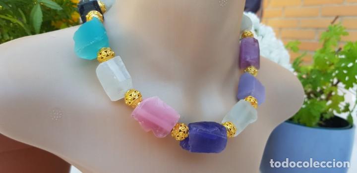 Artesan&iacute;a: Collar ojo de gato en crudo - Foto 10