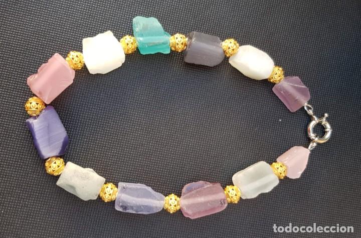 Artesan&iacute;a: Collar ojo de gato en crudo - Foto 16