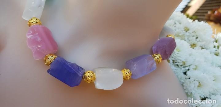 Artesan&iacute;a: Collar ojo de gato en crudo - Foto 18