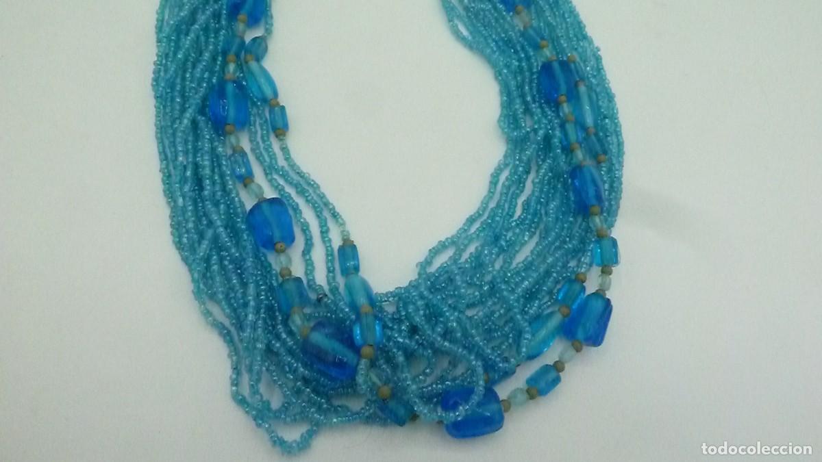 Artesan&iacute;a: Collar de cuentas color turquesa - Foto 7