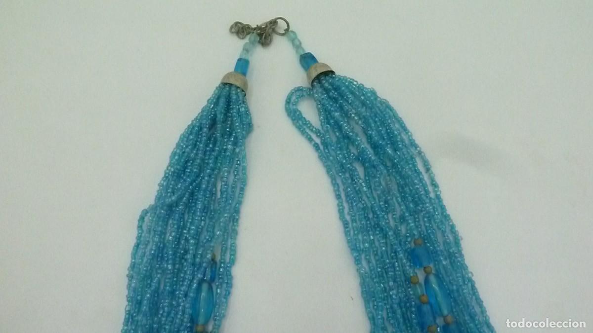 Artesan&iacute;a: Collar de cuentas color turquesa - Foto 8
