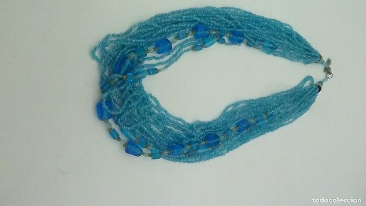 Artesan&iacute;a: Collar de cuentas color turquesa - Foto 9