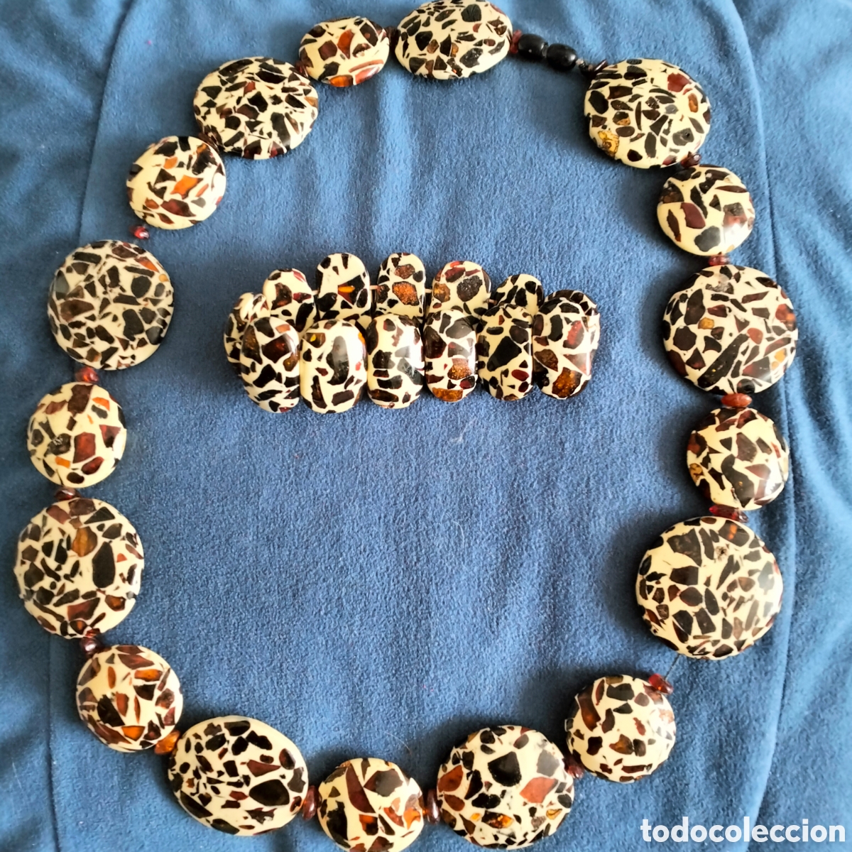 Artesan&iacute;a: Collar de &Aacute;mbar y resina - Foto 3