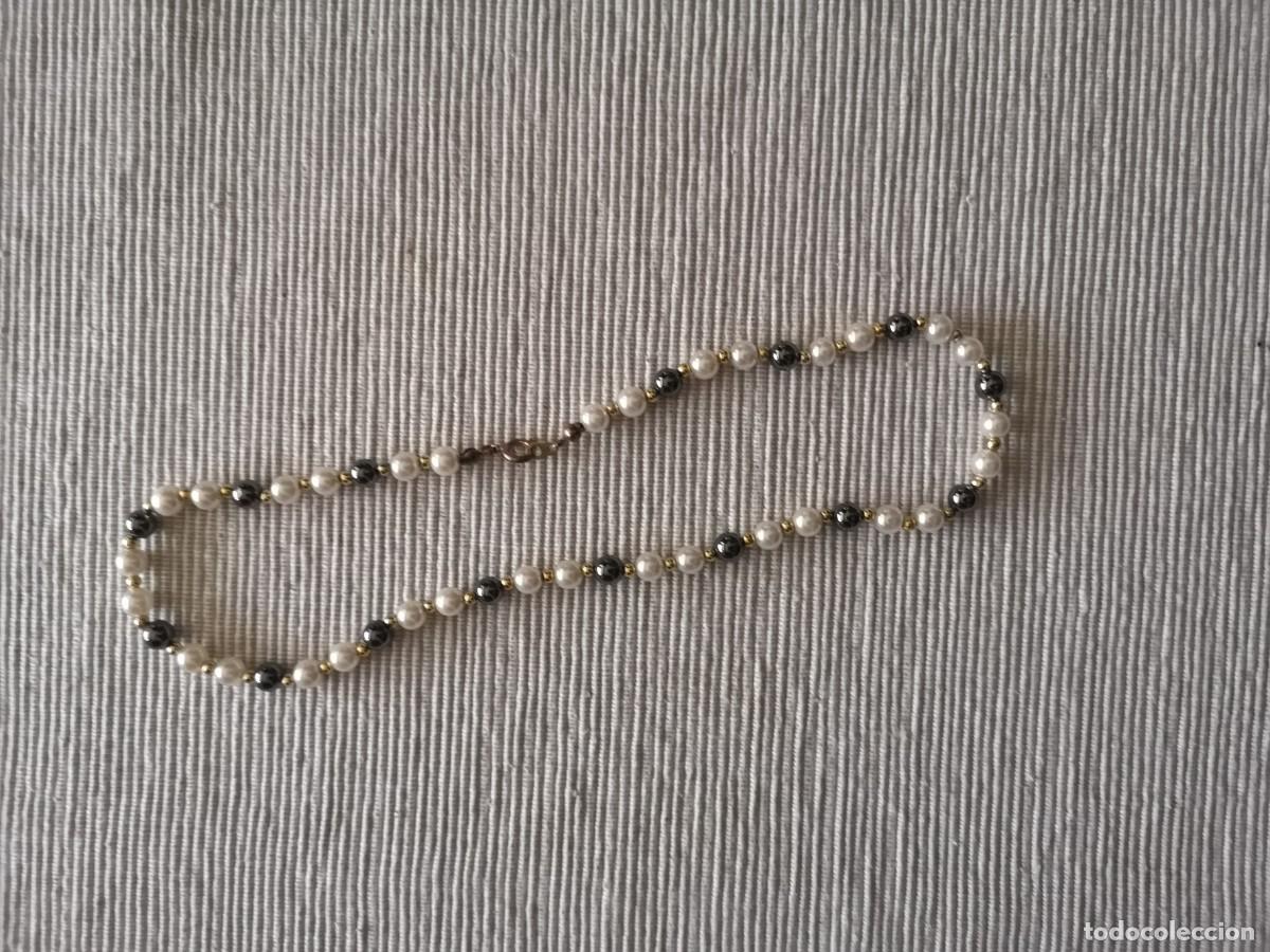 Artesan&iacute;a: Collar de perlas y hematies - Foto 1