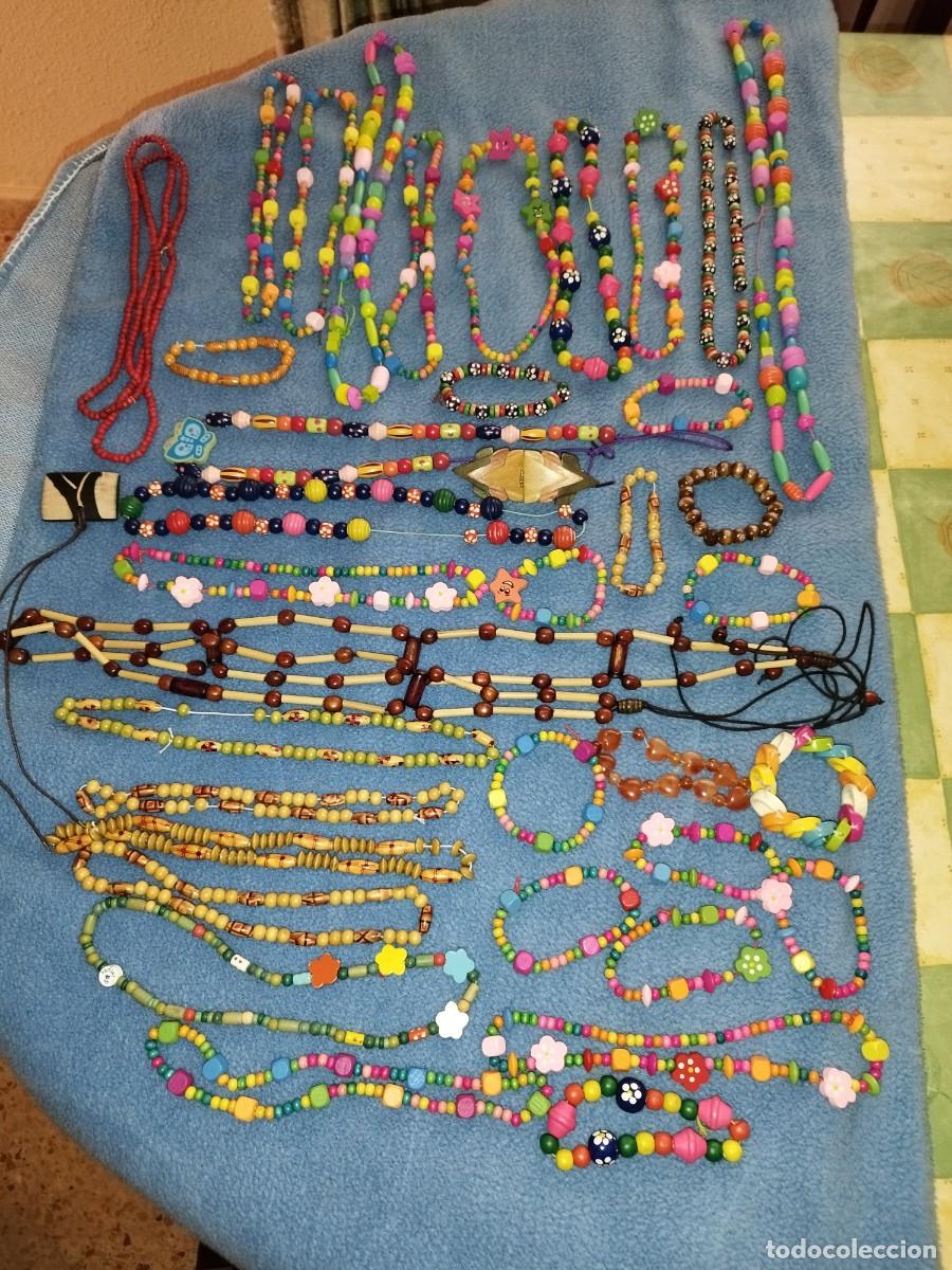 Artesan&iacute;a: Lote de Pulseras y Collares de Madera - Foto 1