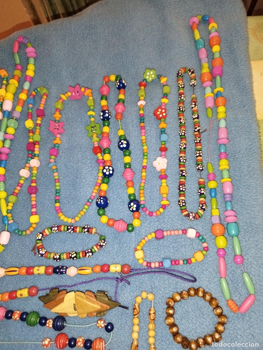 Artesan&iacute;a: Lote de Pulseras y Collares de Madera - Foto 3