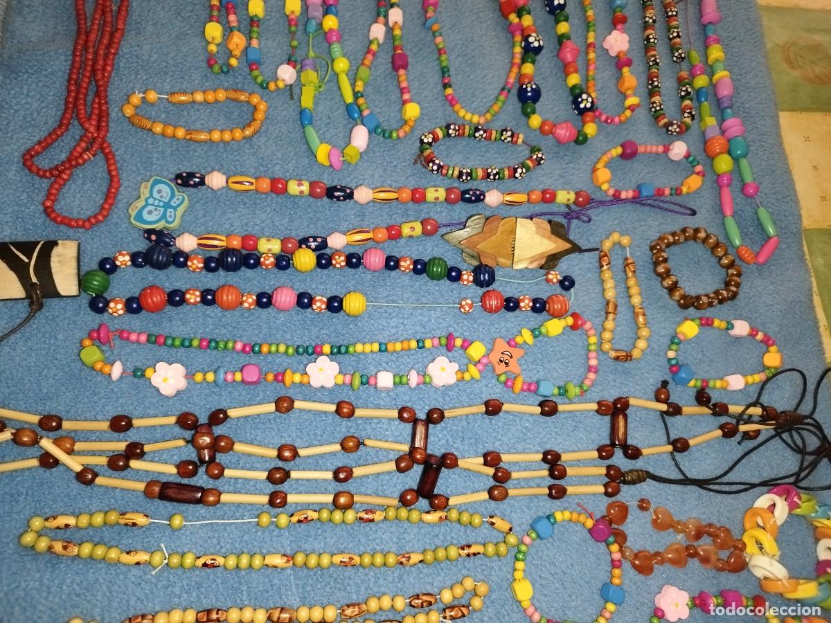 Artesan&iacute;a: Lote de Pulseras y Collares de Madera - Foto 4