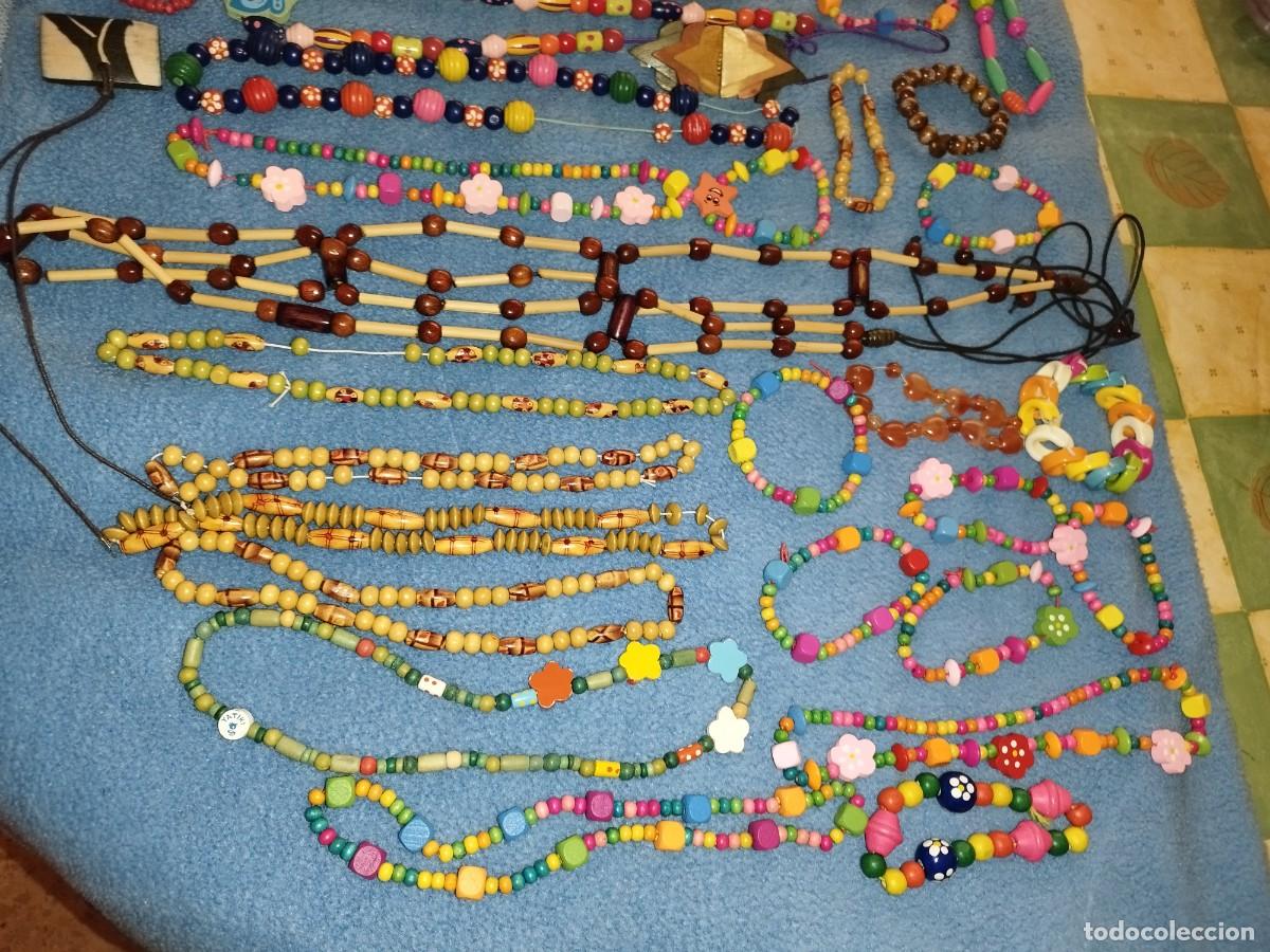 Artesan&iacute;a: Lote de Pulseras y Collares de Madera - Foto 5