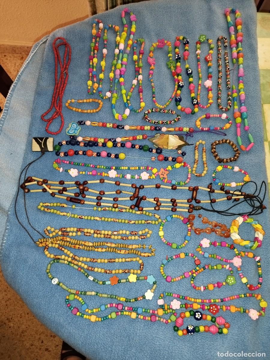 Artesan&iacute;a: Lote de Pulseras y Collares de Madera - Foto 7