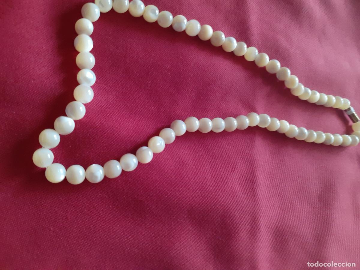 Artesan&iacute;a: Collar de nacar medida 47 cm - Foto 2