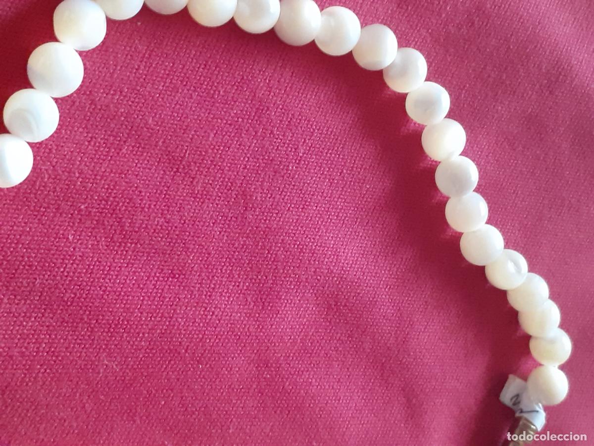 Artesan&iacute;a: Collar de nacar medida 47 cm - Foto 4