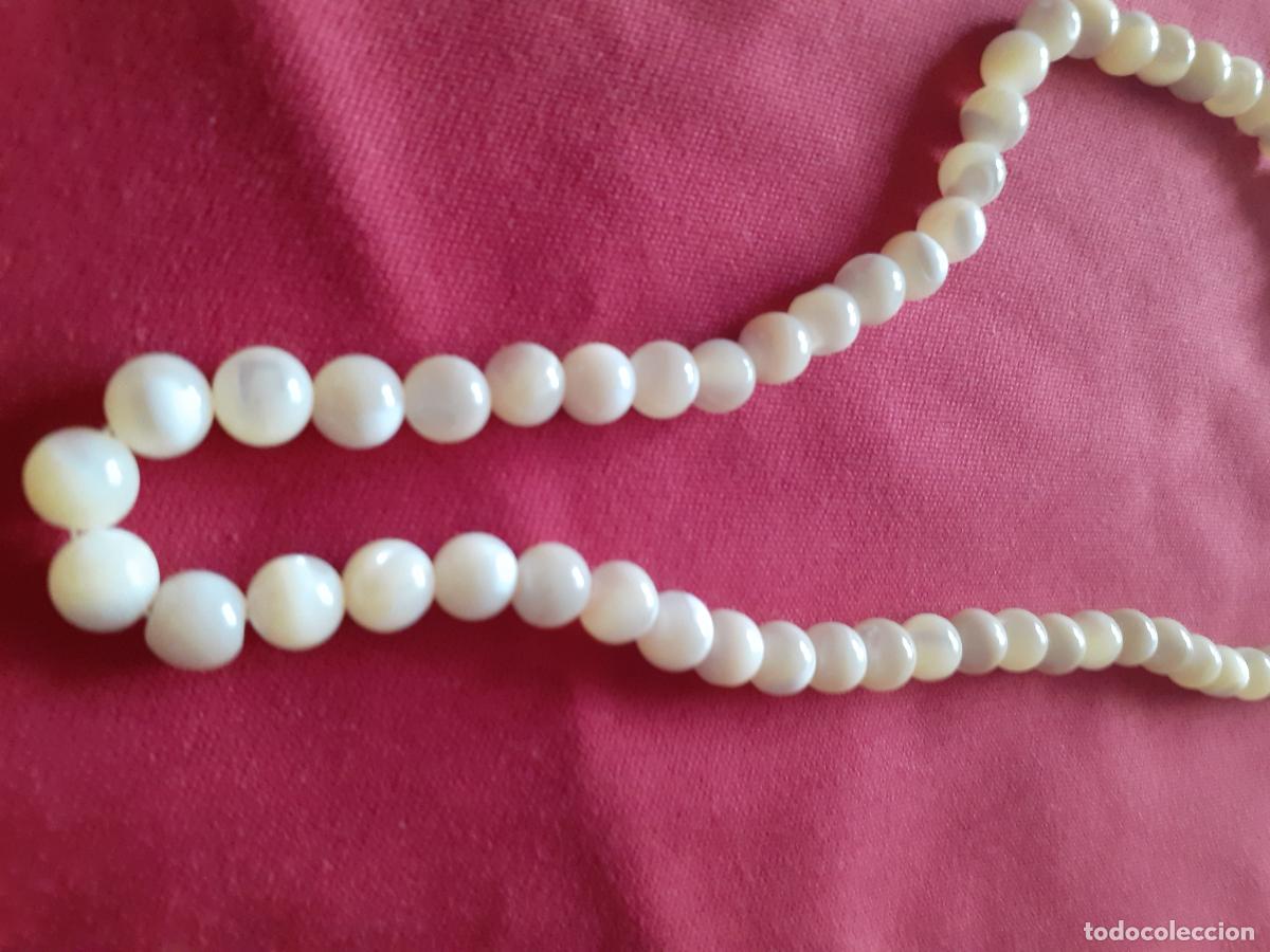 Artesan&iacute;a: Collar de nacar medida 47 cm - Foto 7