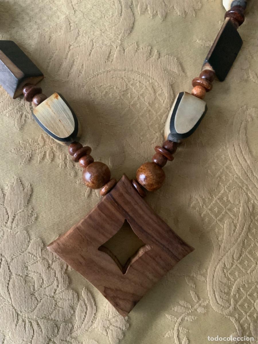 Artesan&iacute;a: COLLAR ETNICO DE MADERA - Foto 4
