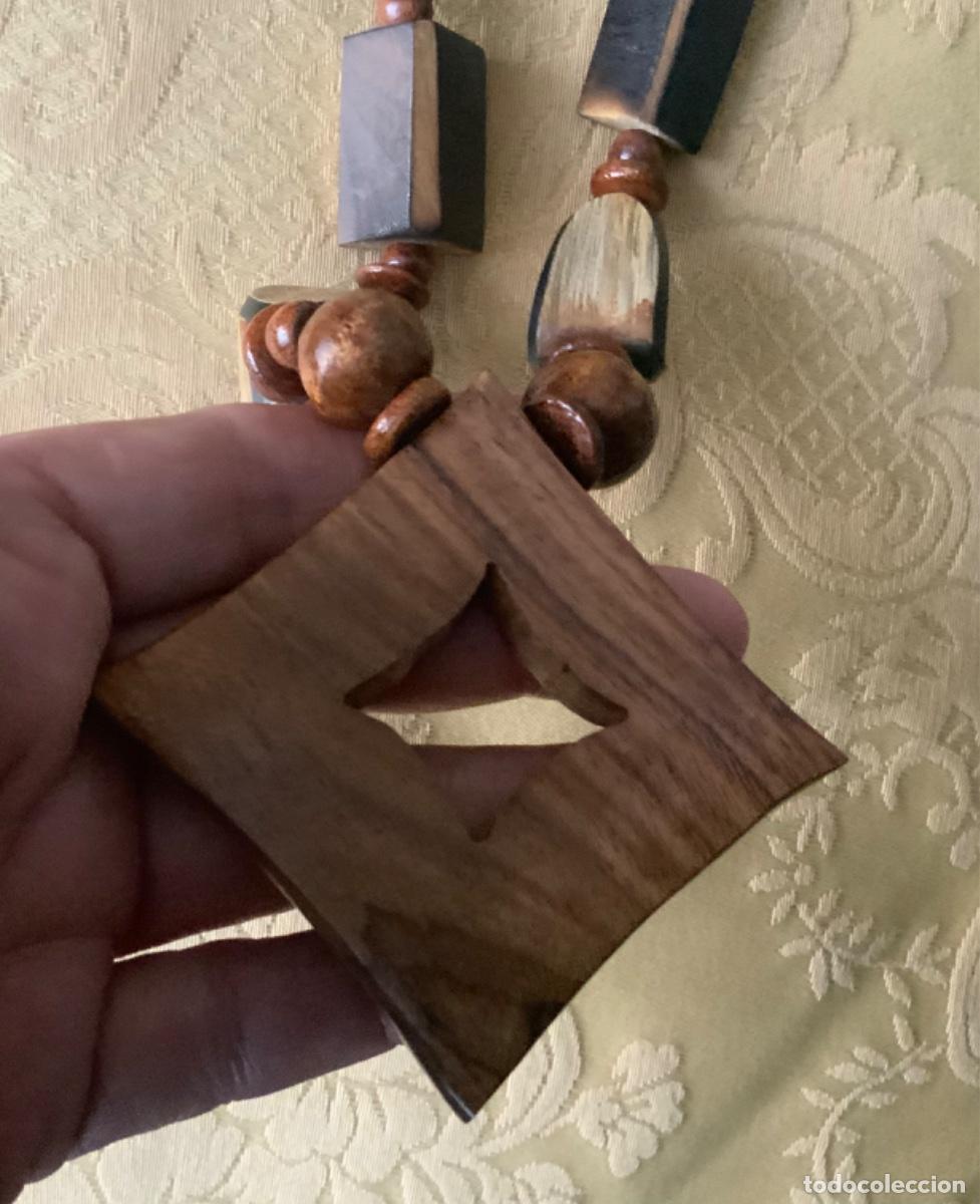Artesan&iacute;a: COLLAR ETNICO DE MADERA - Foto 2