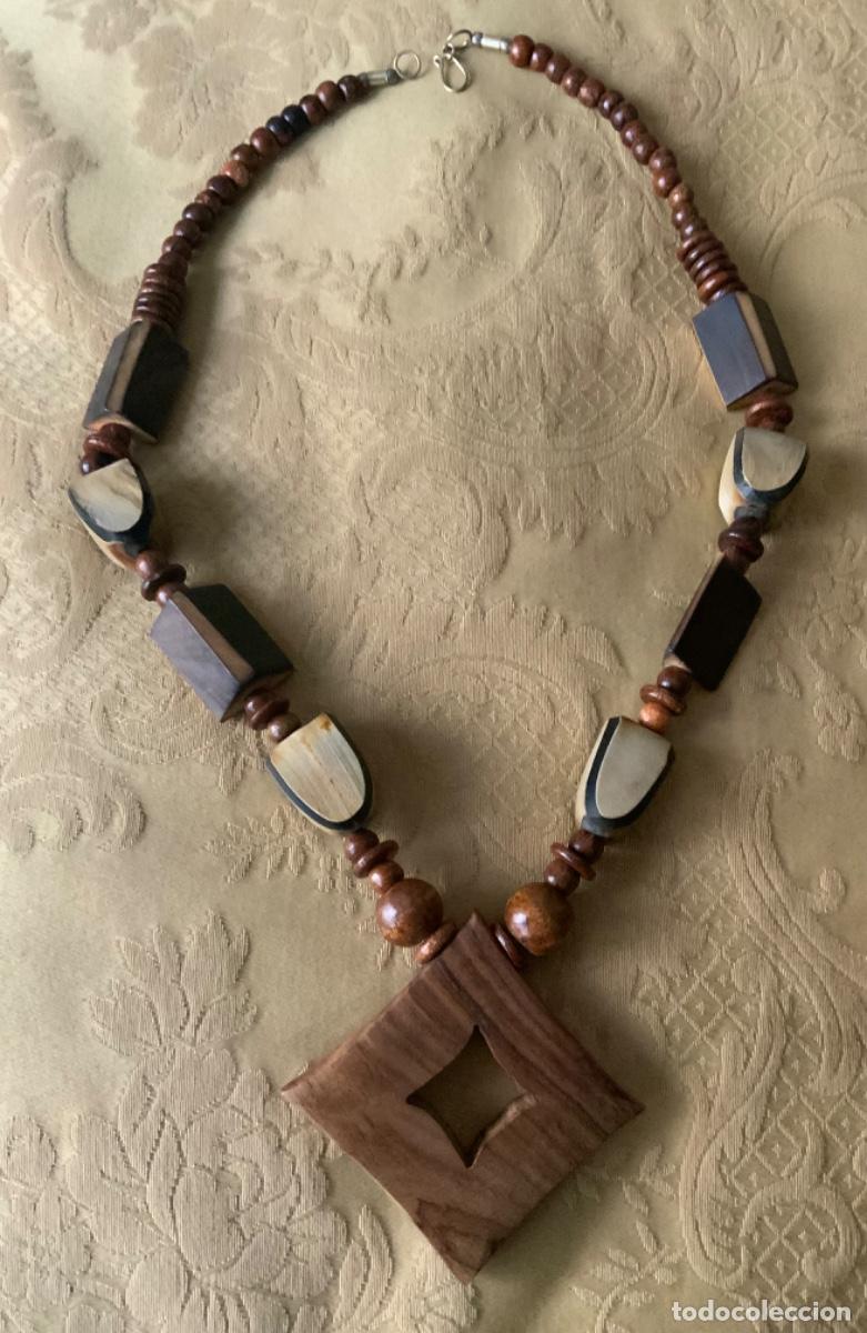 Artesan&iacute;a: COLLAR ETNICO DE MADERA - Foto 1