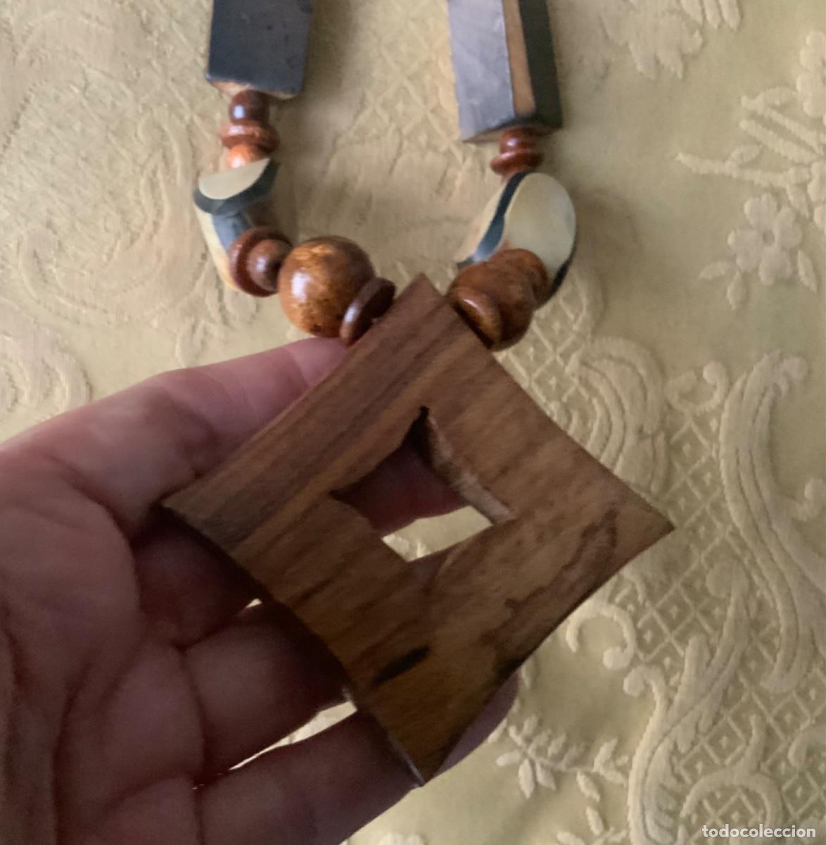 Artesan&iacute;a: COLLAR ETNICO DE MADERA - Foto 9