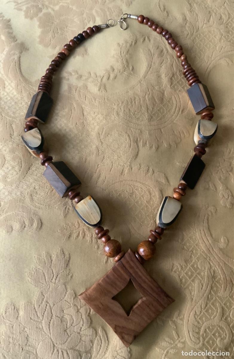 Artesan&iacute;a: COLLAR ETNICO DE MADERA - Foto 10