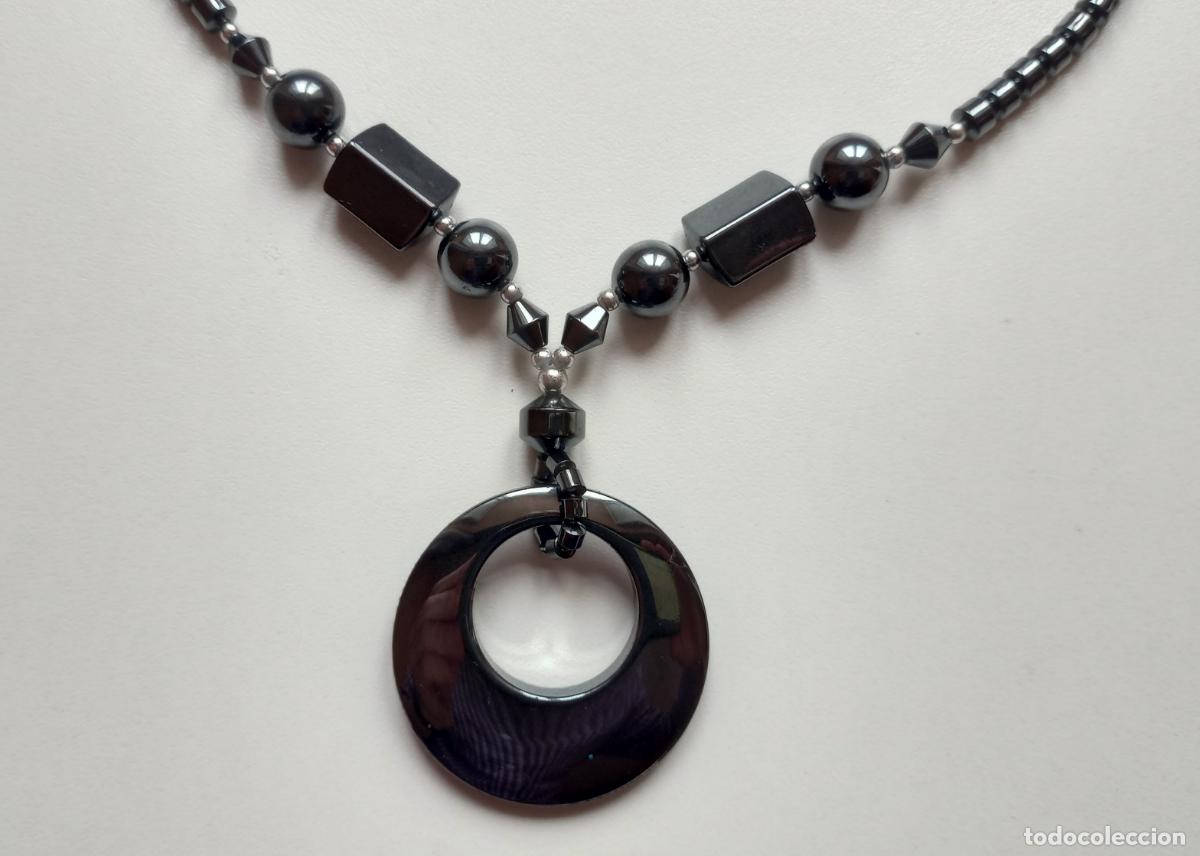 Artesan&iacute;a: COLLAR O GARGANTILLA DE HEMATITES - Foto 4