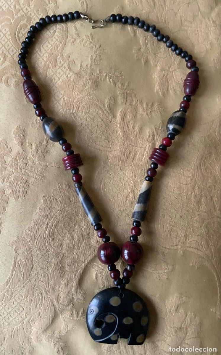 Artesan&iacute;a: COLLAR ETNICO DE ASTA Y MADERA - Foto 2