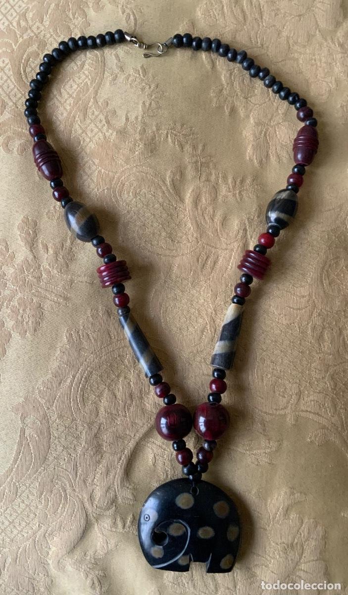 Artesan&iacute;a: COLLAR ETNICO DE ASTA Y MADERA - Foto 3