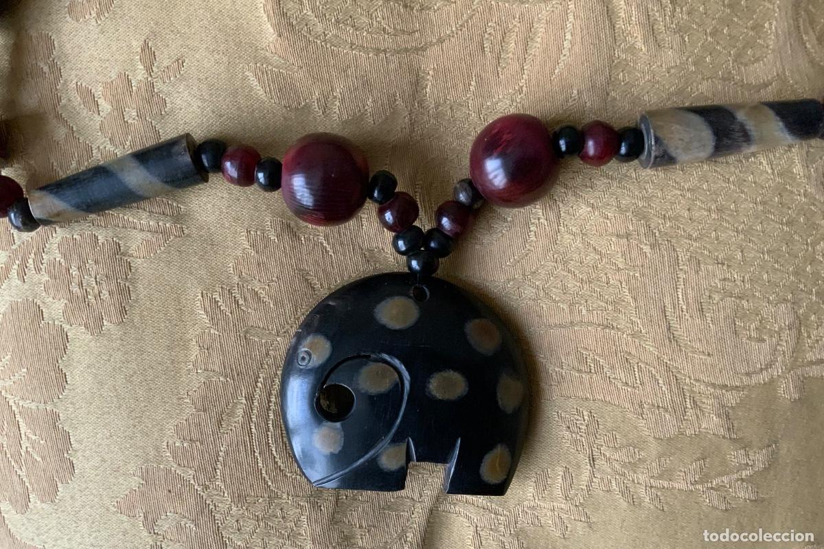 Artesan&iacute;a: COLLAR ETNICO DE ASTA Y MADERA - Foto 4