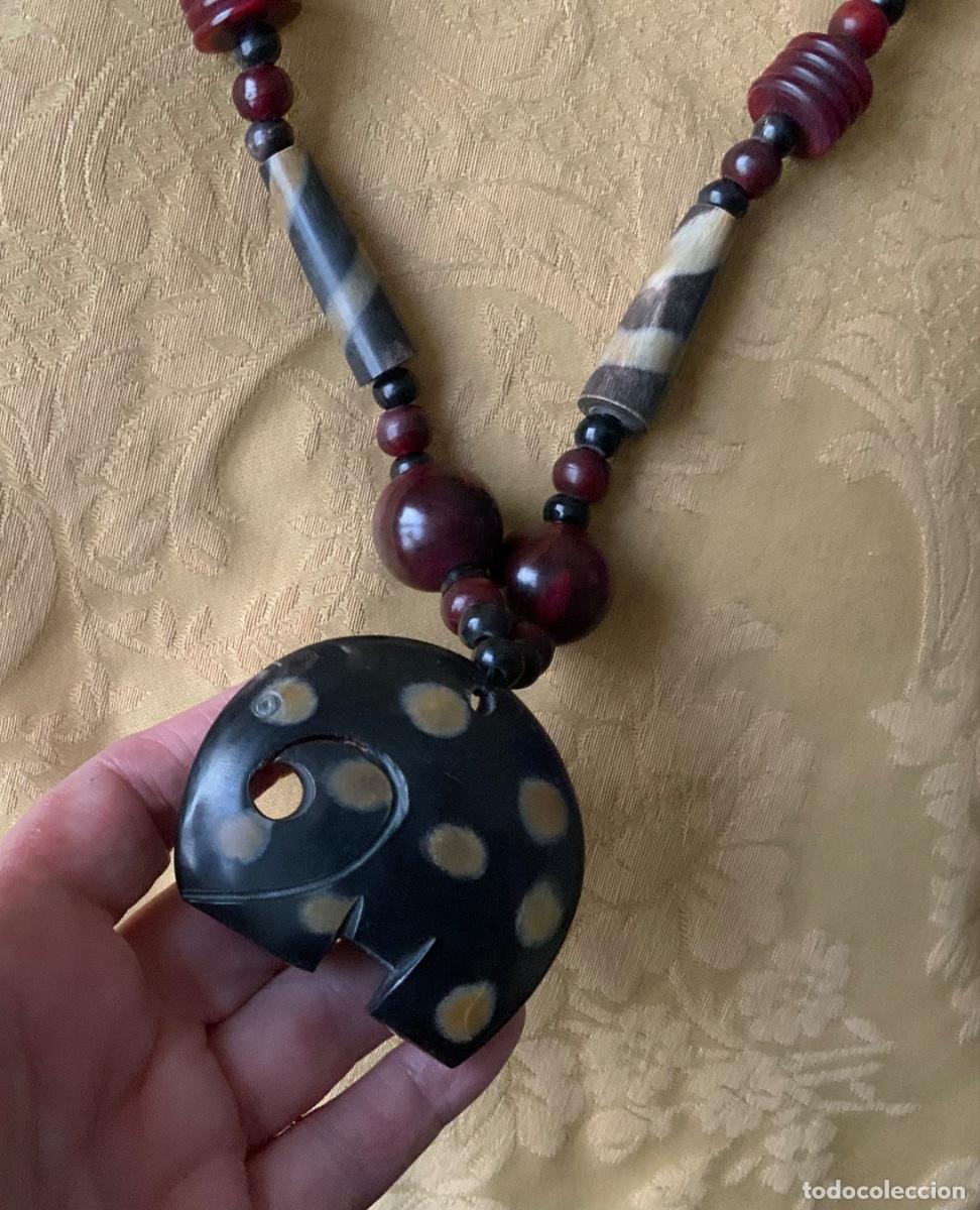 Artesan&iacute;a: COLLAR ETNICO DE ASTA Y MADERA - Foto 6