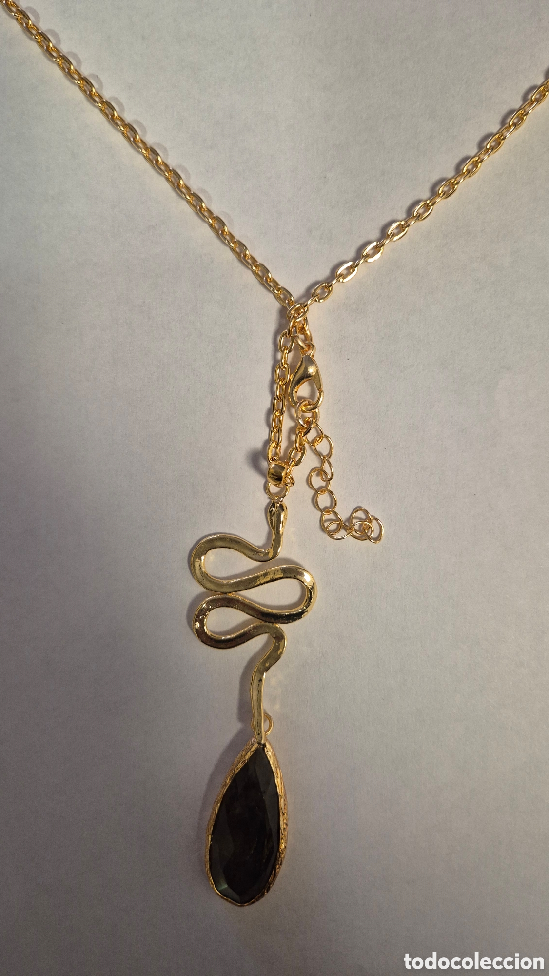 Artesan&iacute;a: Collarcadena dorada y labradorita - Foto 3