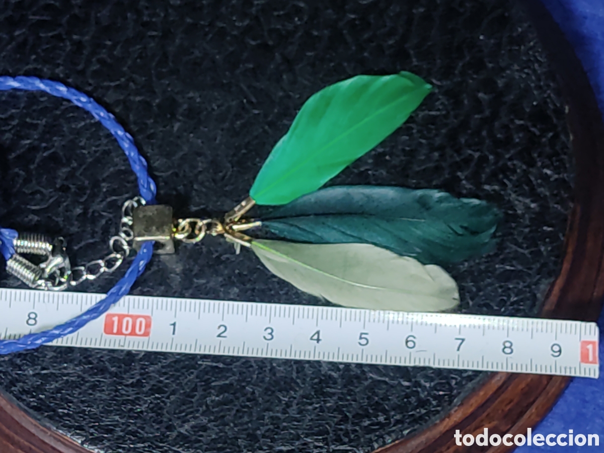 Artesan&iacute;a: Collar con colgante de plumas. - Foto 2