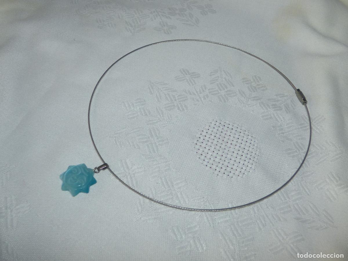 Artesan&iacute;a: Gargantilla rigida,de acero. - Foto 1