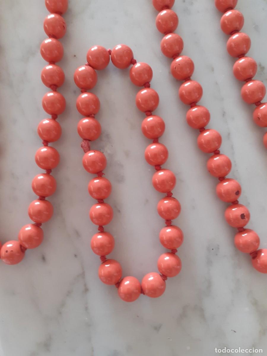 Artesan&iacute;a: Collar y pulsera jaspe rojo claro - Foto 2