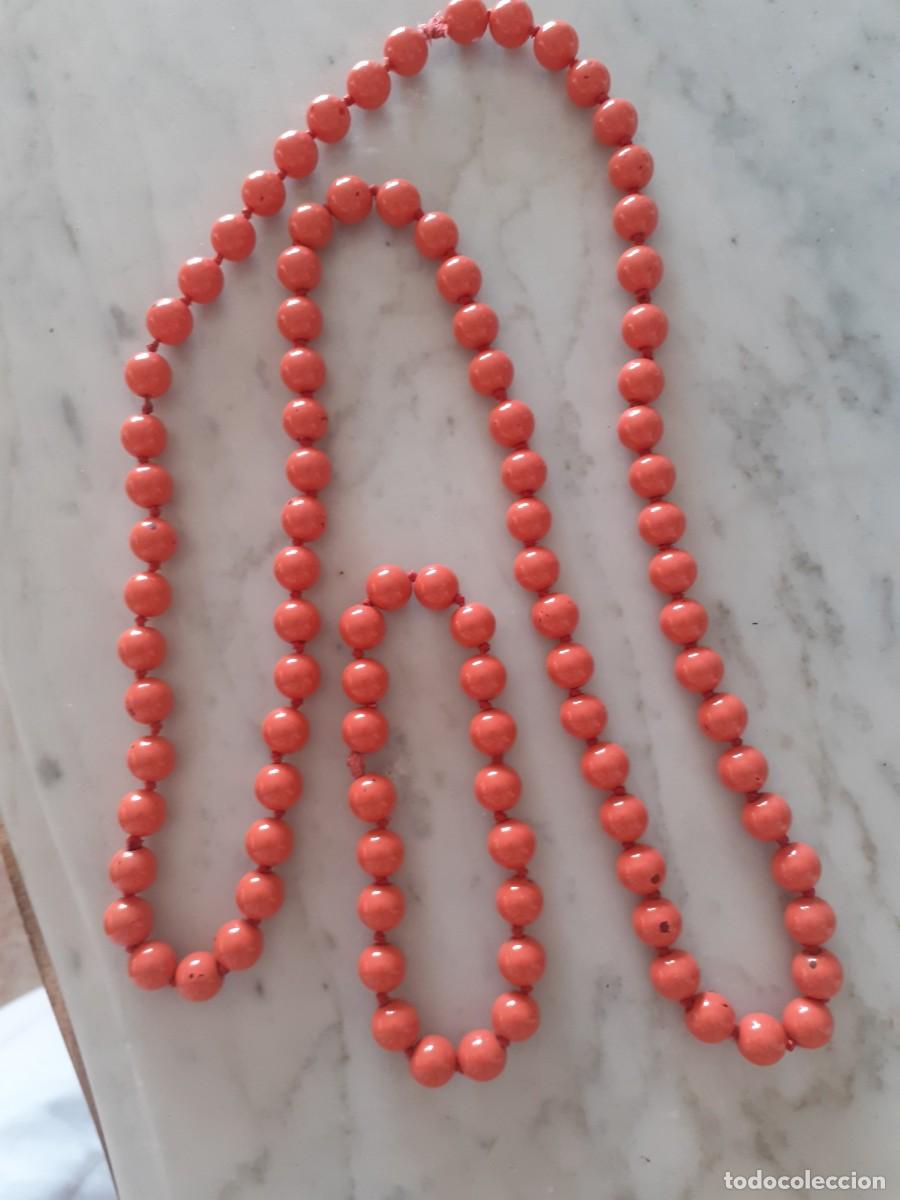 Artesan&iacute;a: Collar y pulsera jaspe rojo claro - Foto 3