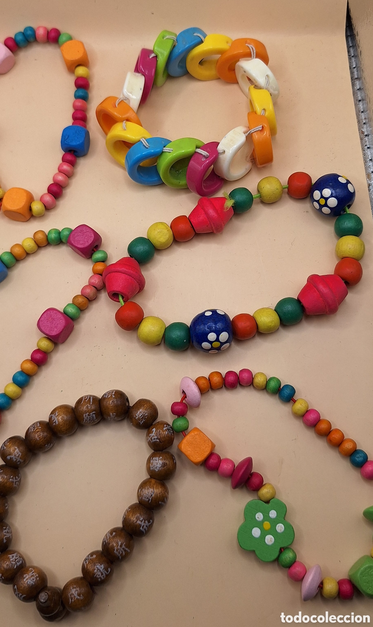 Artesan&iacute;a: Lote de Pulseras y Collares de Madera - Foto 10