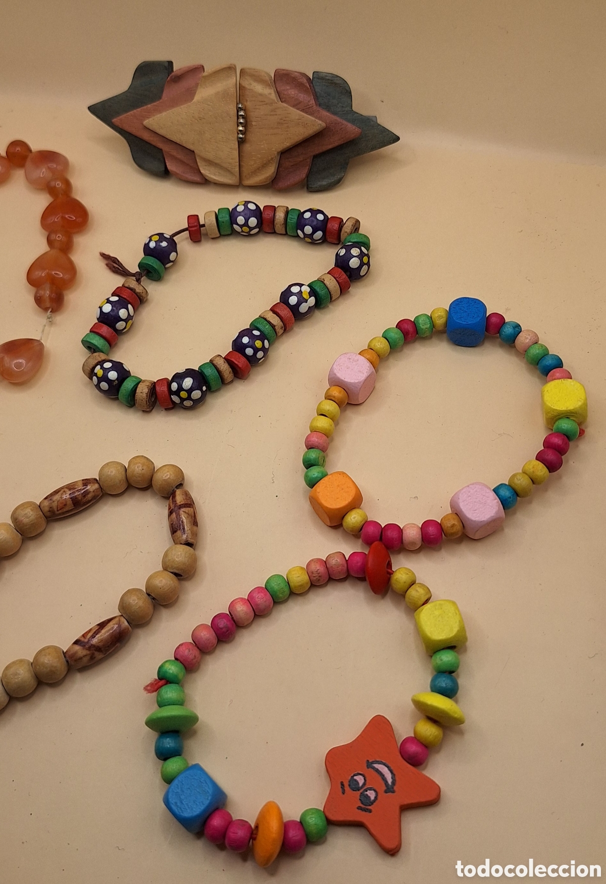Artesan&iacute;a: Lote de Pulseras y Collares de Madera - Foto 13