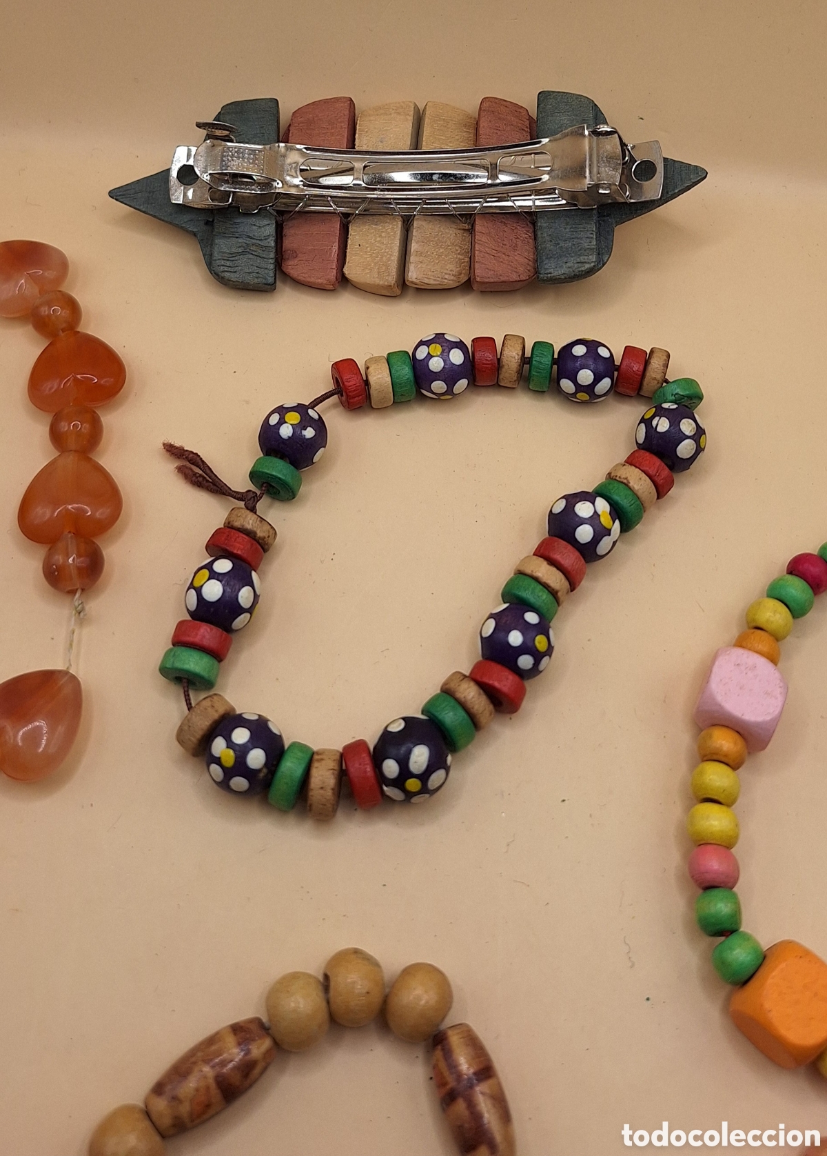 Artesan&iacute;a: Lote de Pulseras y Collares de Madera - Foto 14