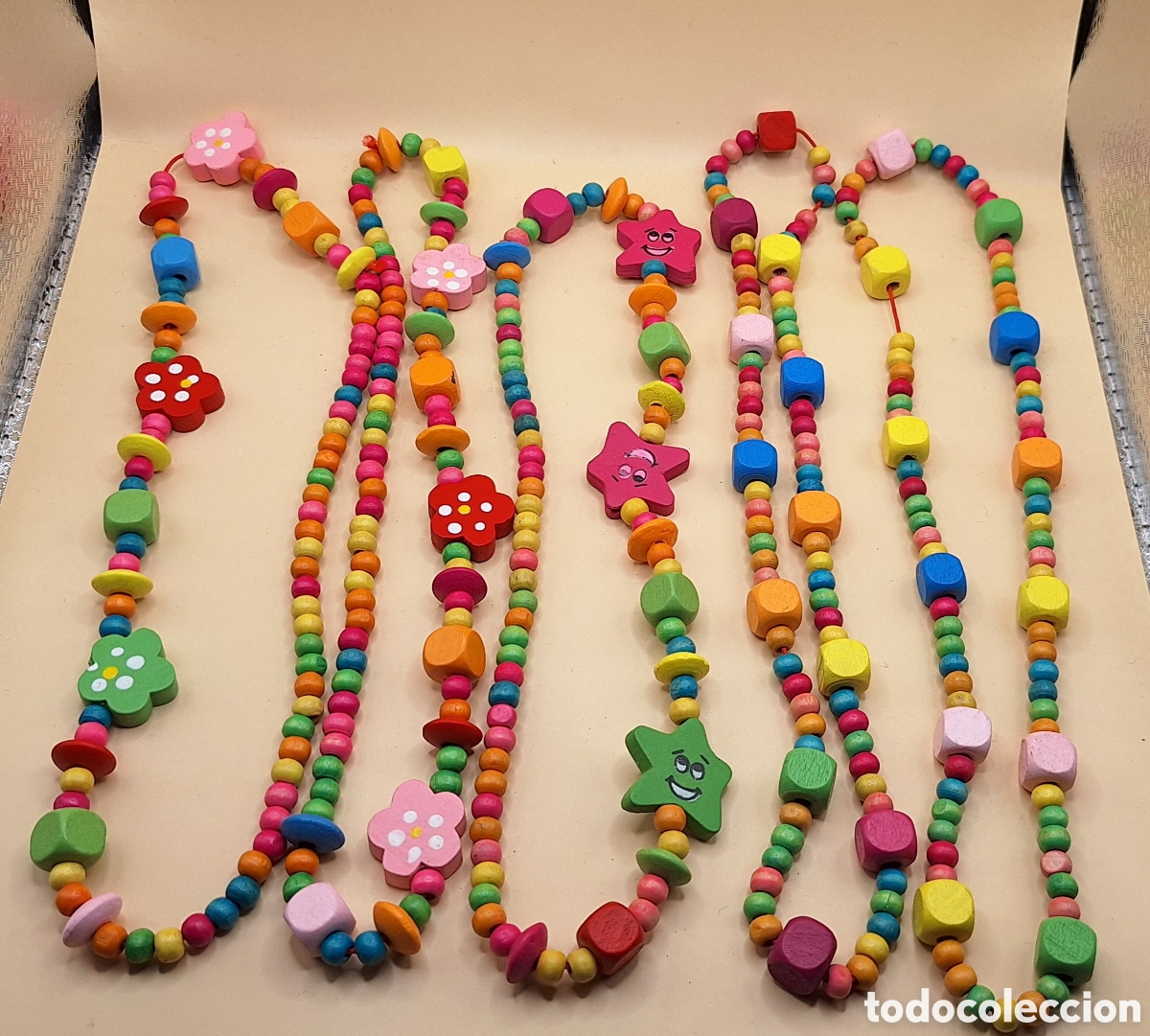 Artesan&iacute;a: Lote de Pulseras y Collares de Madera - Foto 15