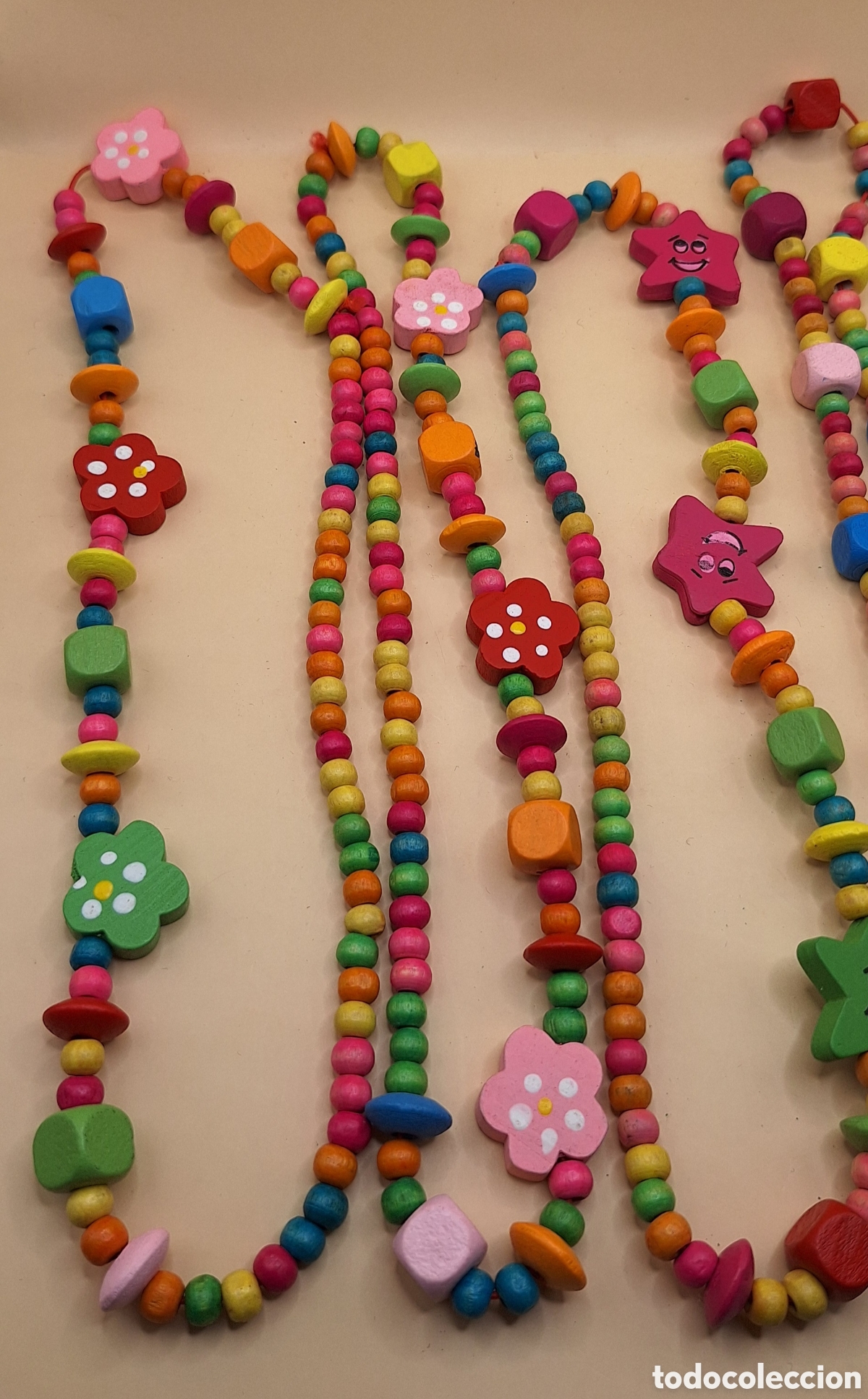 Artesan&iacute;a: Lote de Pulseras y Collares de Madera - Foto 16