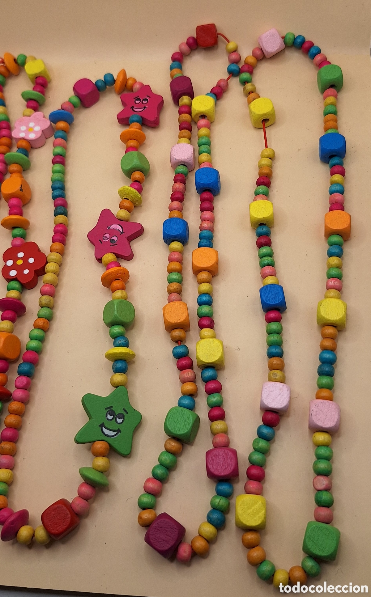 Artesan&iacute;a: Lote de Pulseras y Collares de Madera - Foto 17