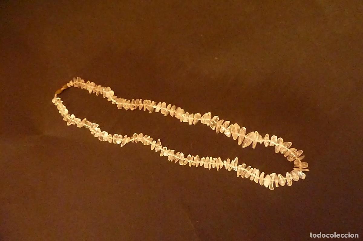 Artesan&iacute;a: Collar piedras blancas - Foto 4