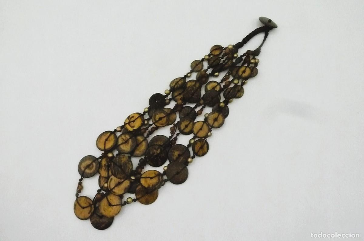 Artesan&iacute;a: Collar circulos madera - Foto 4