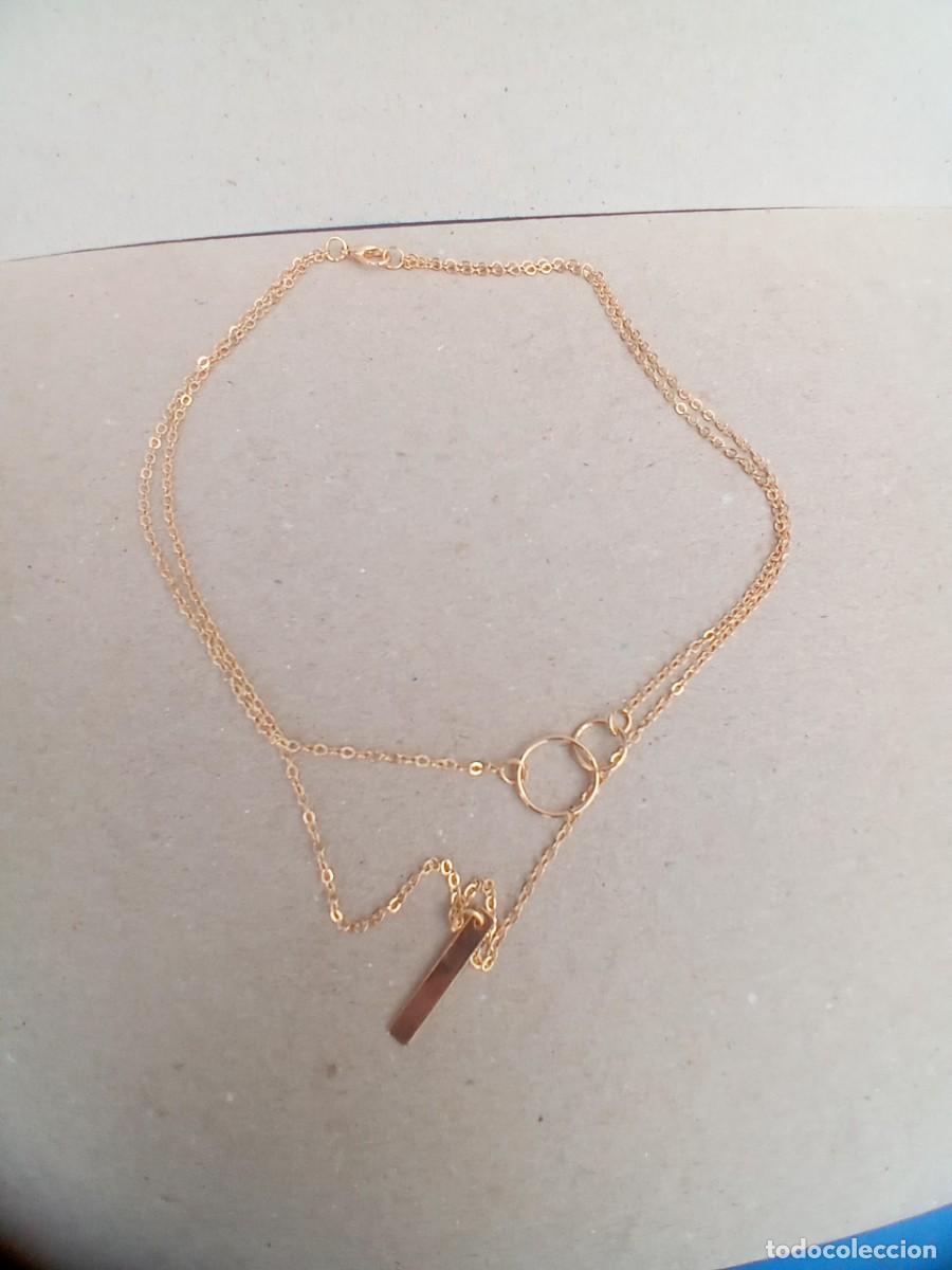 Artesan&iacute;a: BONITO COLLAR CADENA DORADO